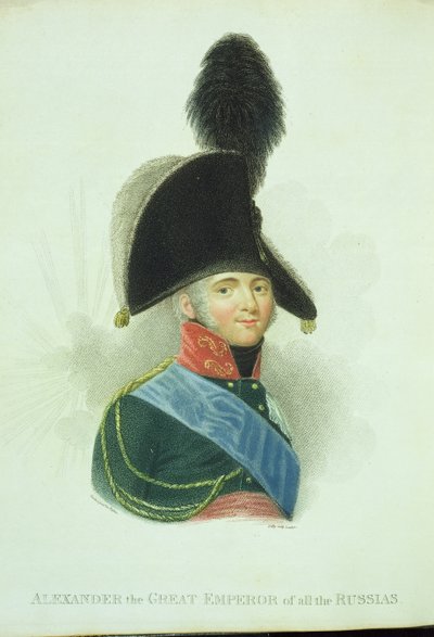 الإسكندر (1777-1825) الإمبراطور العظيم لكل روسيا بواسطة جان أنطوان بينشون